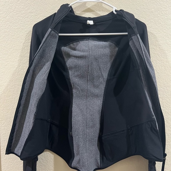 Ivivva hooded sweater jacket black and gray size size 12 girls - Picture 7 of 13